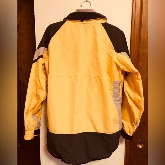 Columbia Women's Small Yellow Gray Ski Snowboard Jacket & Fleece Removable Vest - Picture 4 of 16